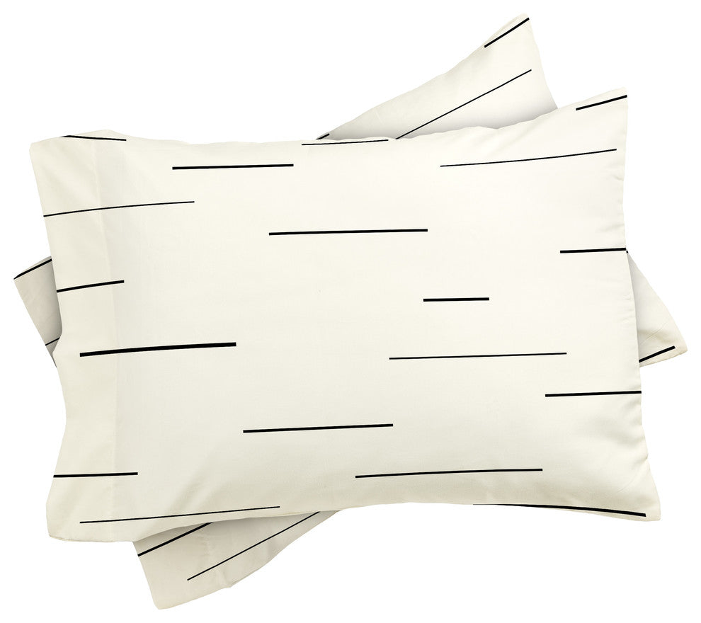 Kelly Haines Modern Lines Duvet Cover Set, Queen