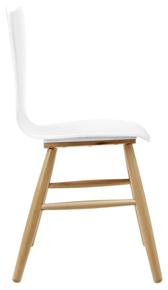 Cascade Dining Chair Set of 2, White