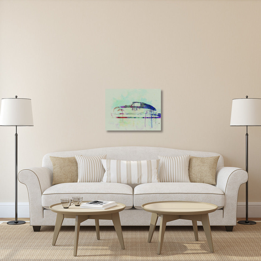 "Porsche 356 Watercolor" Fine Art Print