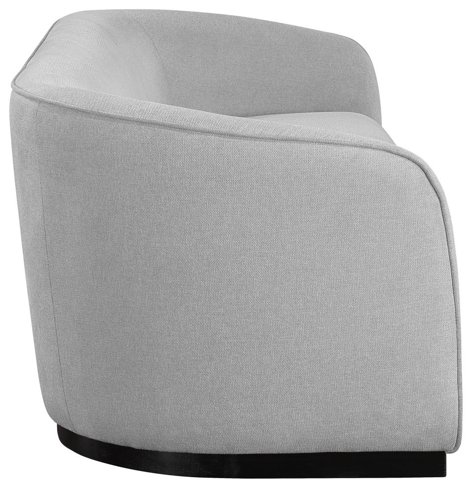 Mylah Upholstered Sofa, Grey