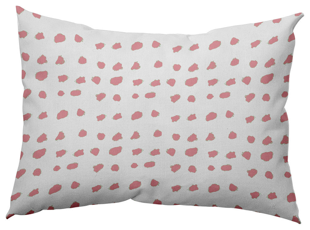 Dot Of Spots Decorative Throw Pillow, Pink Icing, 14"x20"