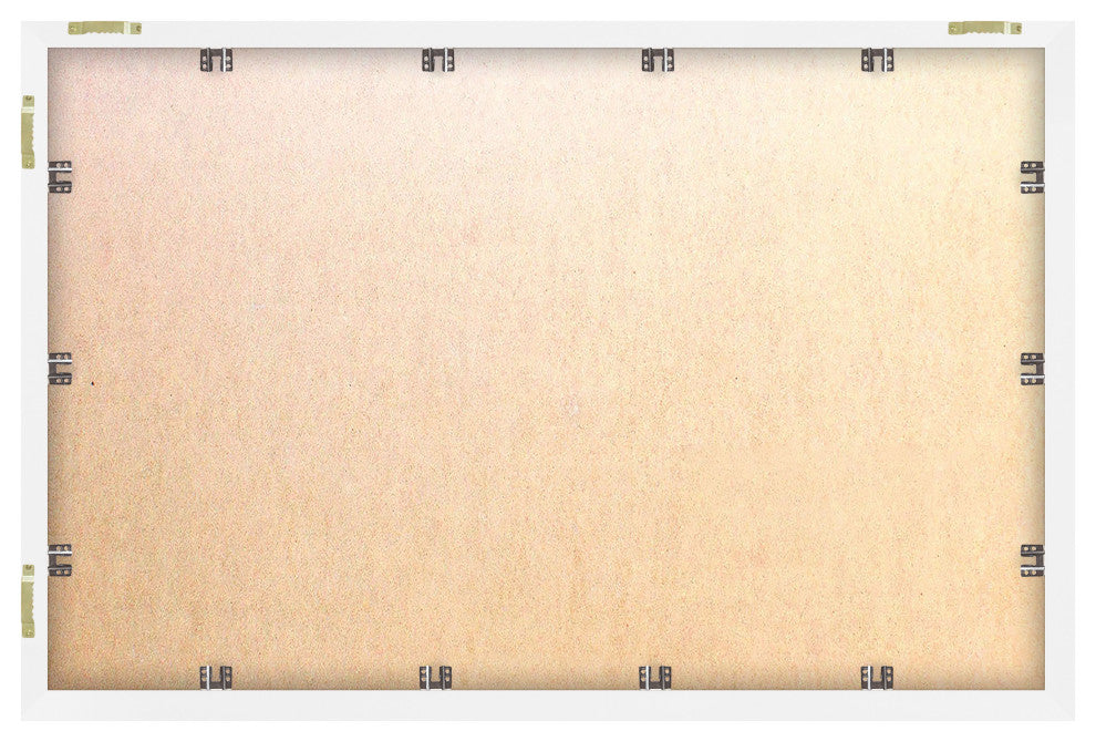"White Surf" Framed Painting Print, 24"x16"