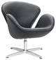 Modern Classics Swan Chair Leather, Black
