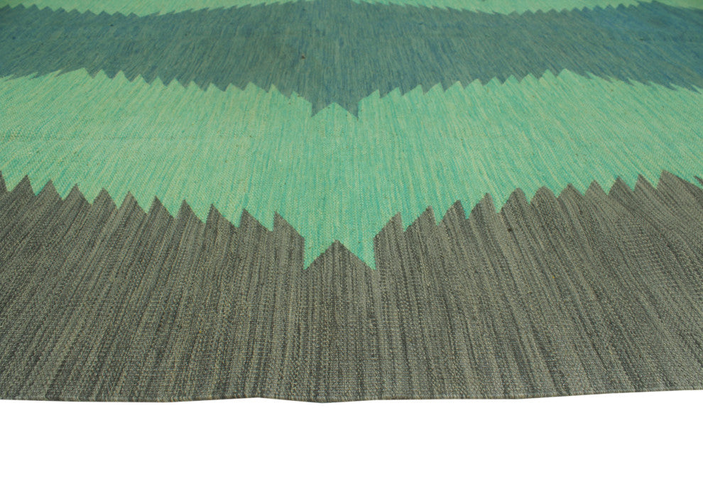 Winchester Kilim Pelltun Lt. Green Rug