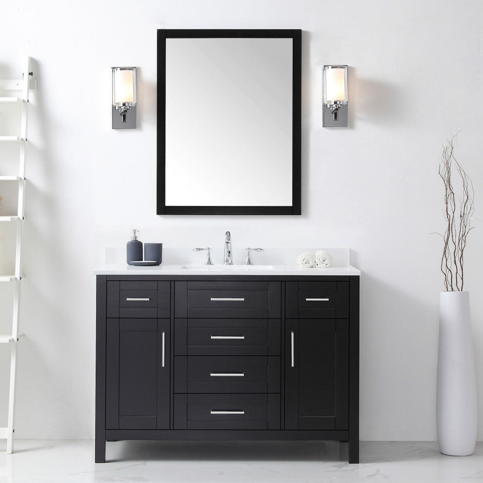 OVE Decors Tahoe 28"x36" Mirror, Espresso