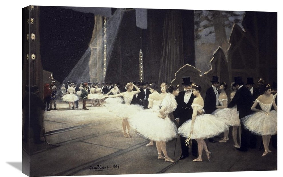"Backstage at The Opera" Stretched Canvas Giclee by Jean Beraud, 30"x20"