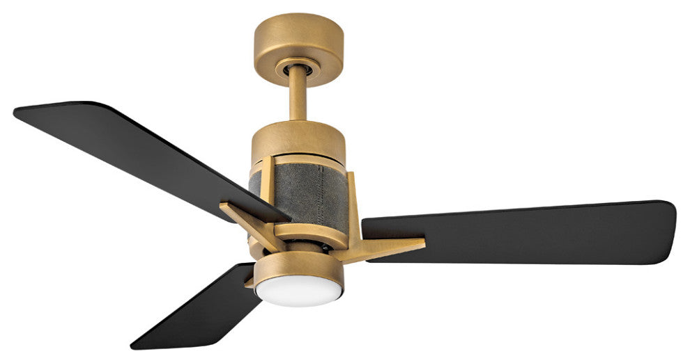 Hinkley Atticus LED Smart Fan, Heritage Brass, 42"
