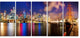 "Colorful Sydney Skyline" Canvas Print, 5 Panels