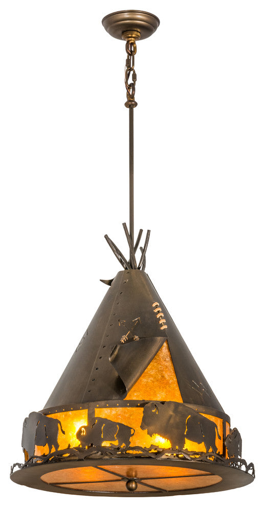 20W Teepee w/ Buffalo Pendant