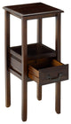 Acacia Wood Accent Table, Brown Mahogany