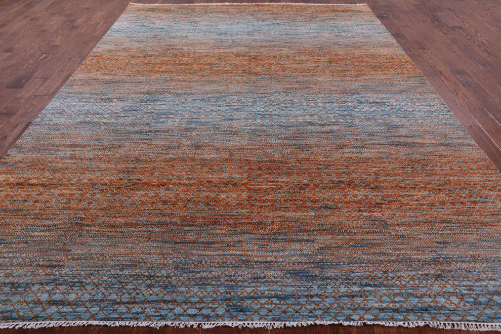 Savannah Grass Hand Knotted Wool Rug 9' 2" X 12' 3" Q9212
