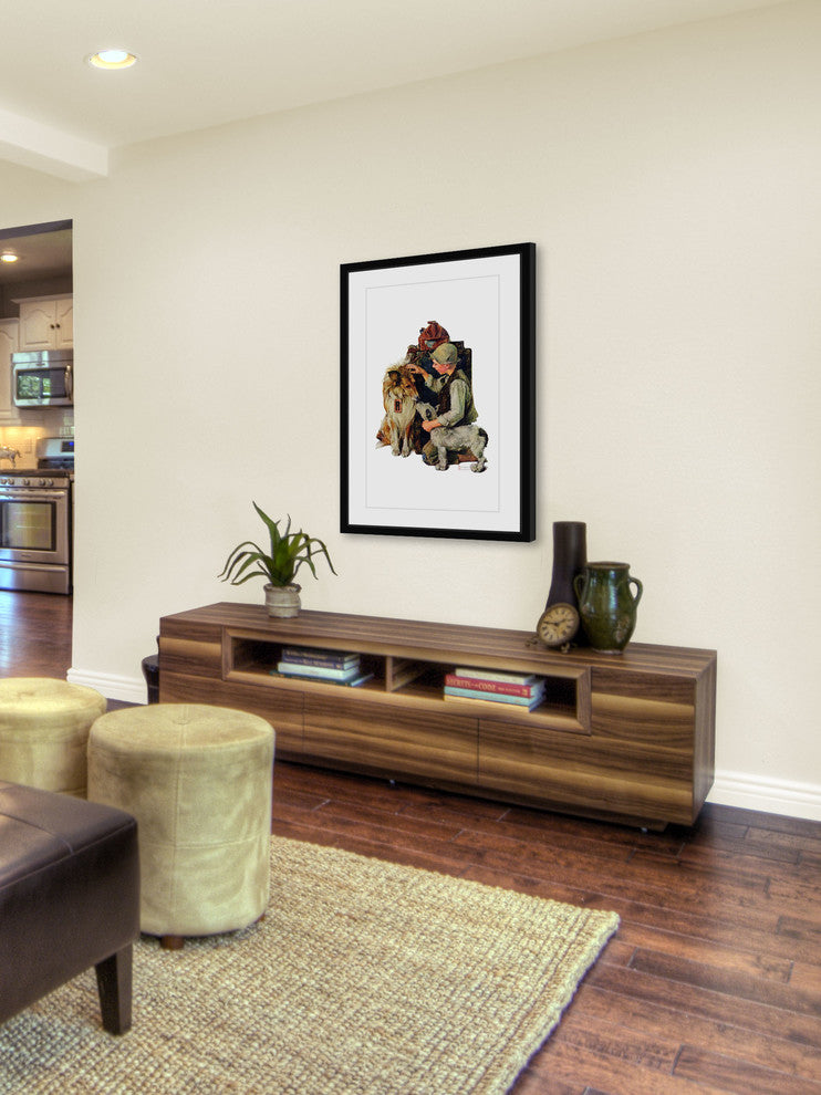 "Raleigh Rockwell" Framed Art Print by Norman Rockwell
