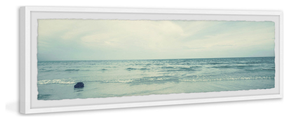 "Beach Daze Always" Framed Painting Print, 30x10