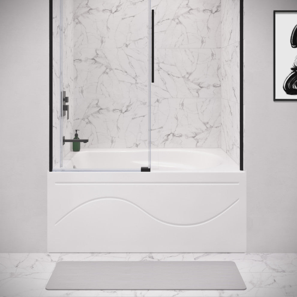 Ivy 48'' x 32" Bathtub With Apron Left Hand Drain, White