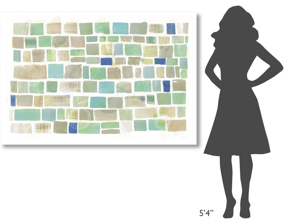 "High Windows I Blue" Digital Paper Print by Sue Schlabach, 62"x42"