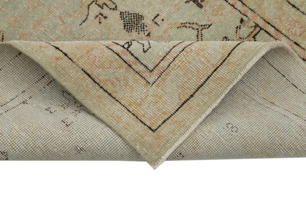Rug N Carpet - Handwoven Oriental 2' 7" x 11' 11" Runner Oushak Area Rug