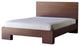 Fen Queen Bed, Pumpernickel