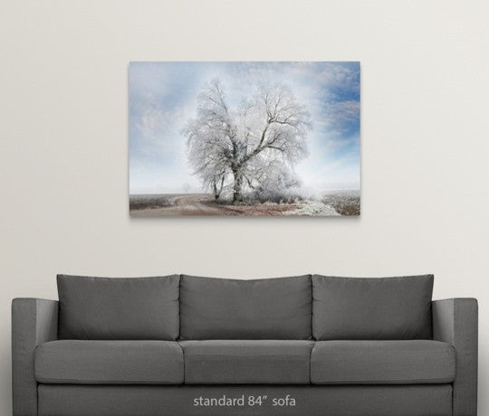 "A Winter Day" Wrapped Canvas Art Print, 48"x32"x1.5"