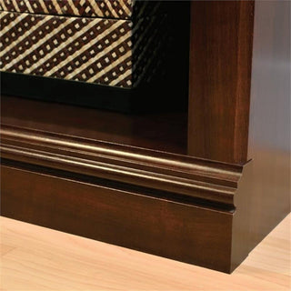 Bowery Hill 5-Shelf Modern Engineered Wood Bookcase in Select Cherry