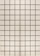 Grid Modern Squares Indoor/Outdoor Area Rug, Cream/Black, 8x10