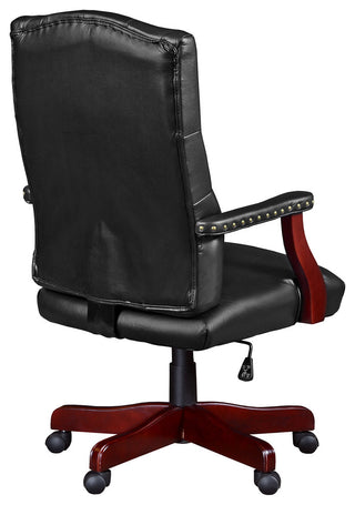 Ivy League Swivel Chair, Black