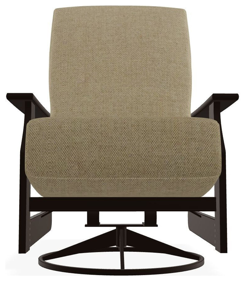 St. Catherine Deep Seat Outdoor Swivel Rocker, Blend Sand Pat/Kona