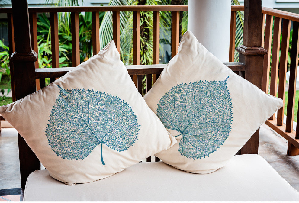 Leaf Study Indoor/Outdoor Throw Pillow