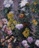 Gustave Caillebotte White and Yellow Chrysanthemums Wall Decal