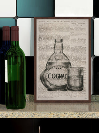 "French Cognac" Framed Painting Print, 20"x30"