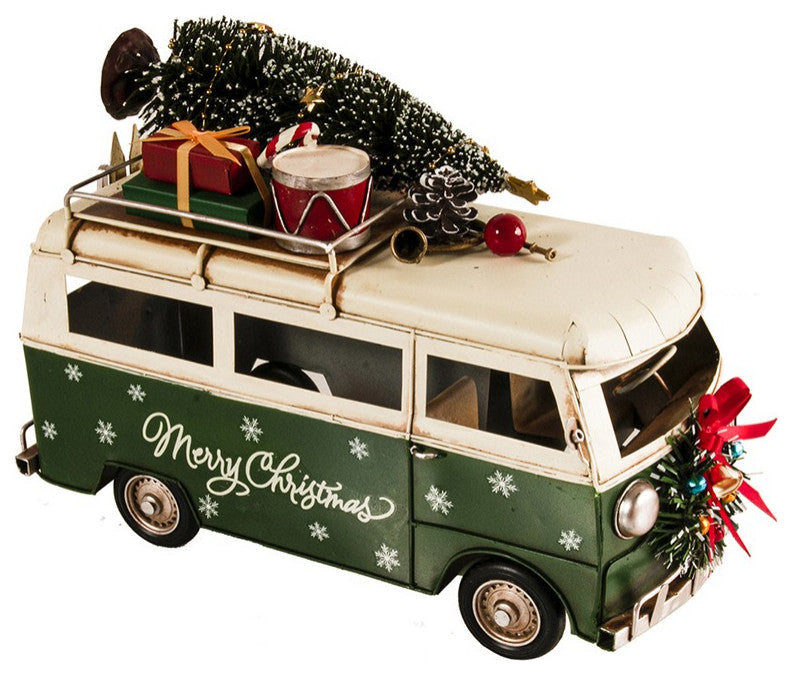 c1960s Volkswagen Christmas Bus Sculpture