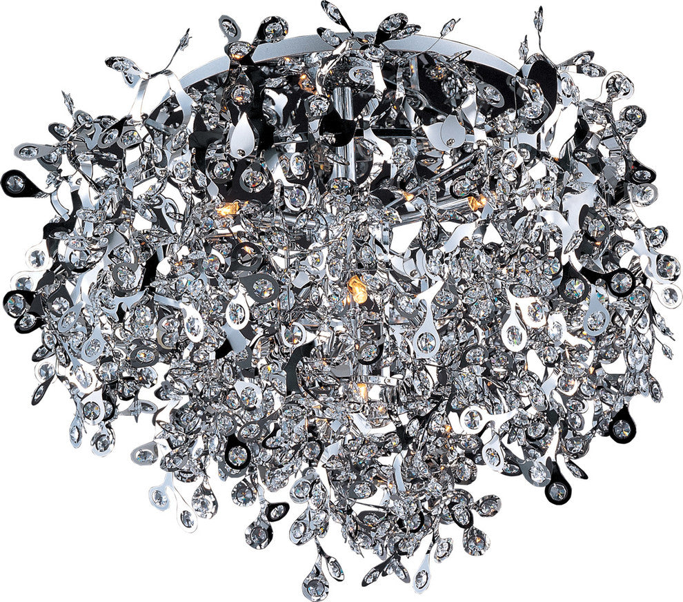 Maxim 24200BCPC Seven Light Flush Mount Comet Polished Chrome