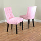 Bellcrest Dining Chairs, Set of 2, Coral Pink