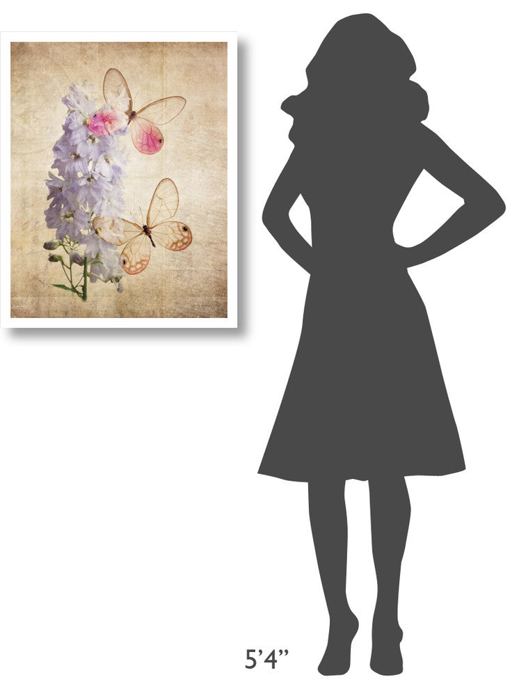 "Butterfly Botanical I" Digital Paper Print by Debra Van Swearingen, 24"x30"