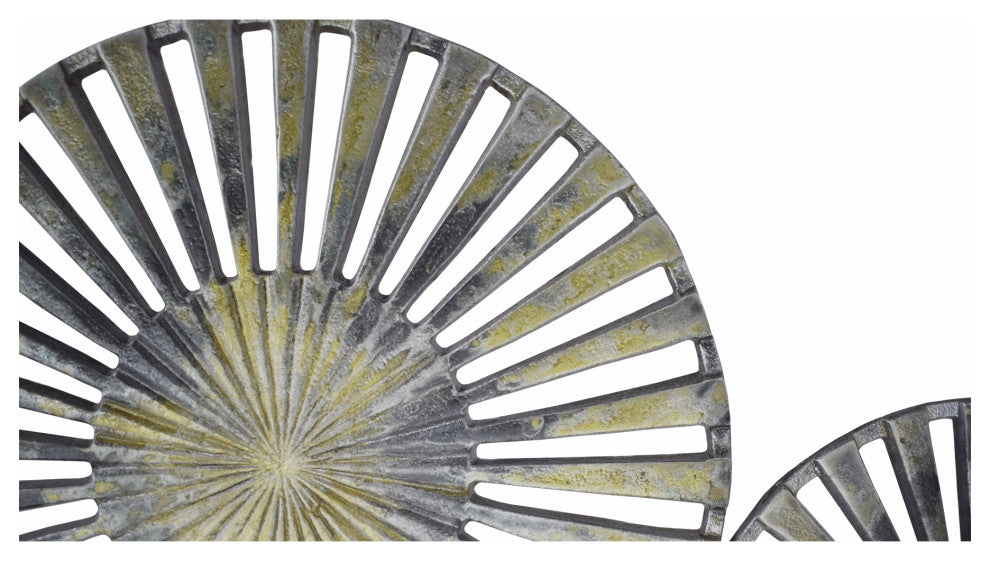 Industrial Flora Accent Table Antique Gold - Gold