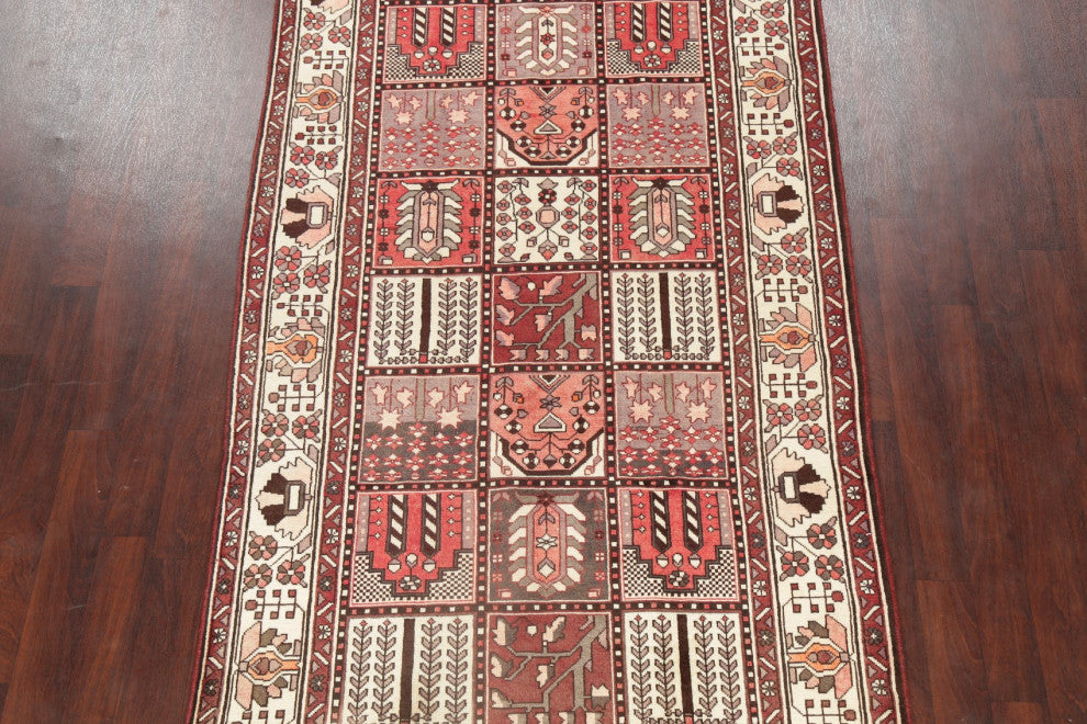 Consigned, Vintage Oriental Faded Traditional Handmade Persian Area Rug, 5x10
