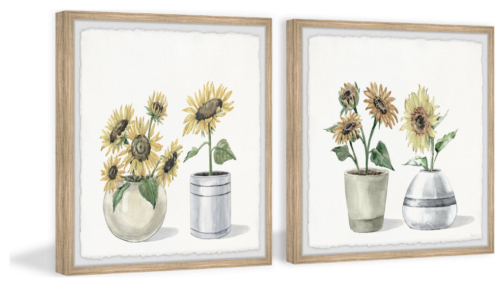 Always, Bloom Diptych, Set of 2, 18x18 Panels