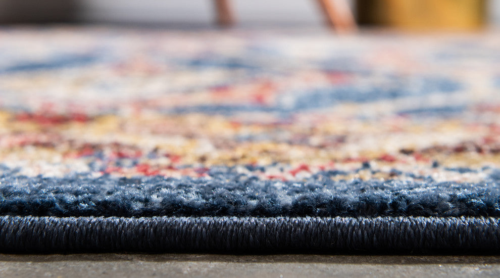 Unique Loom Light Blue Rhea Utopia 2' 0 x 6' 0 Runner Rug