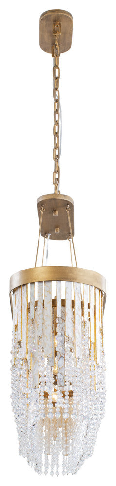 Lafayette 6-Lt Linear Pendant - Havana Gold