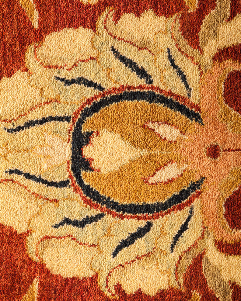 Mogul, One-of-a-Kind Hand-Knotted Area Rug Red, 8'2"x10'1"