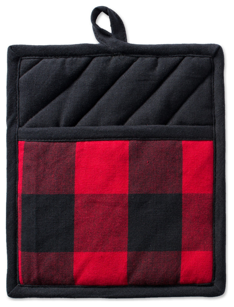 DII Red Buffalo Check Potholder (Set of 2)