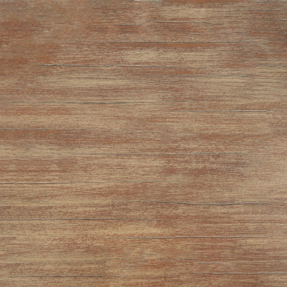 Glendora Island Outdoor Live Edge Dining Set Wood Silver Rope, 5-Piece Set