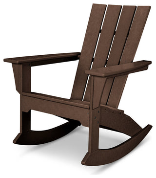 Polywood Quattro Adirondack Rocker, Mahogany