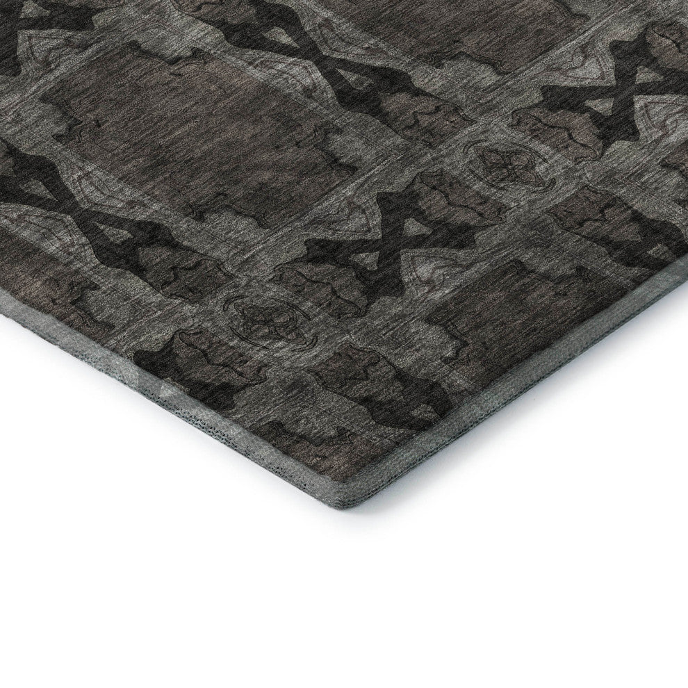 Premium Machine Washable Mayfield AMF564 Gray 8' x 10' Rug