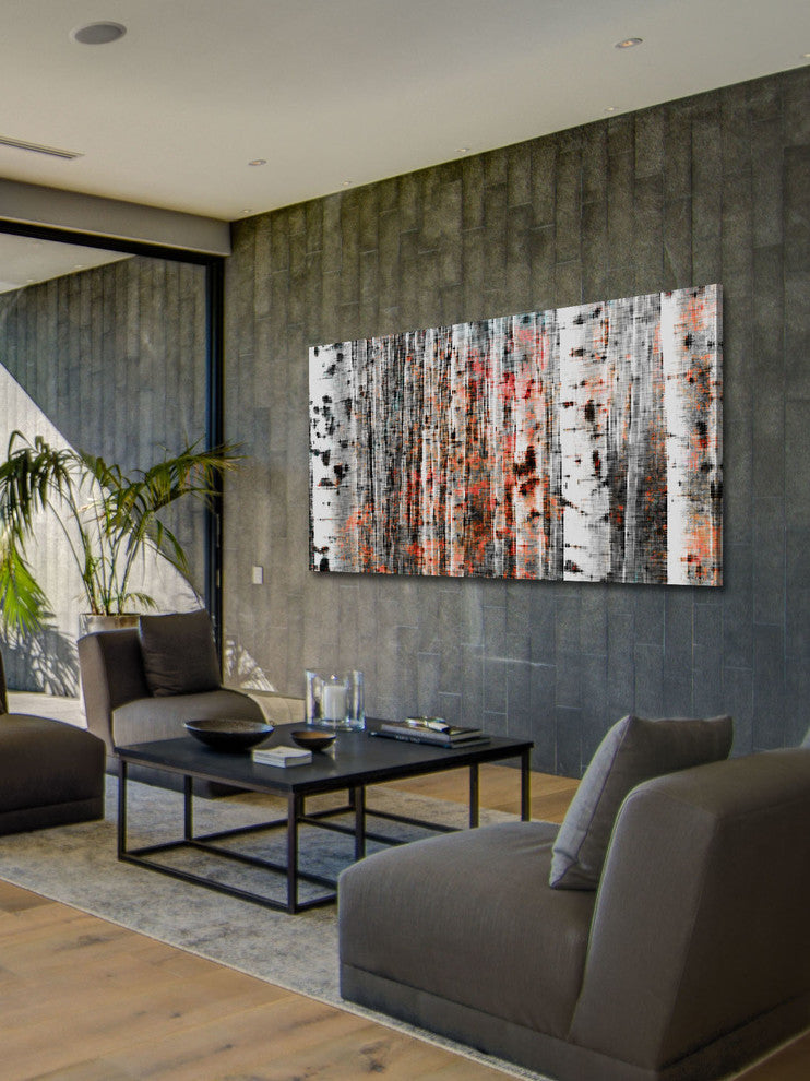 "Tree Ski" Fine Art Canvas Print, 45"x22.5"