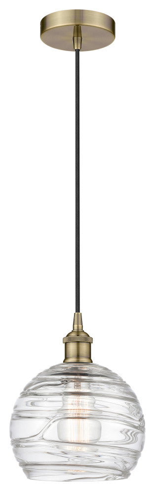 Innovations 616-1P-AB-G1213-8-LED 1-Light Mini Pendant, Antique Brass