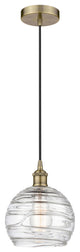 Innovations 616-1P-AB-G1213-8-LED 1-Light Mini Pendant, Antique Brass