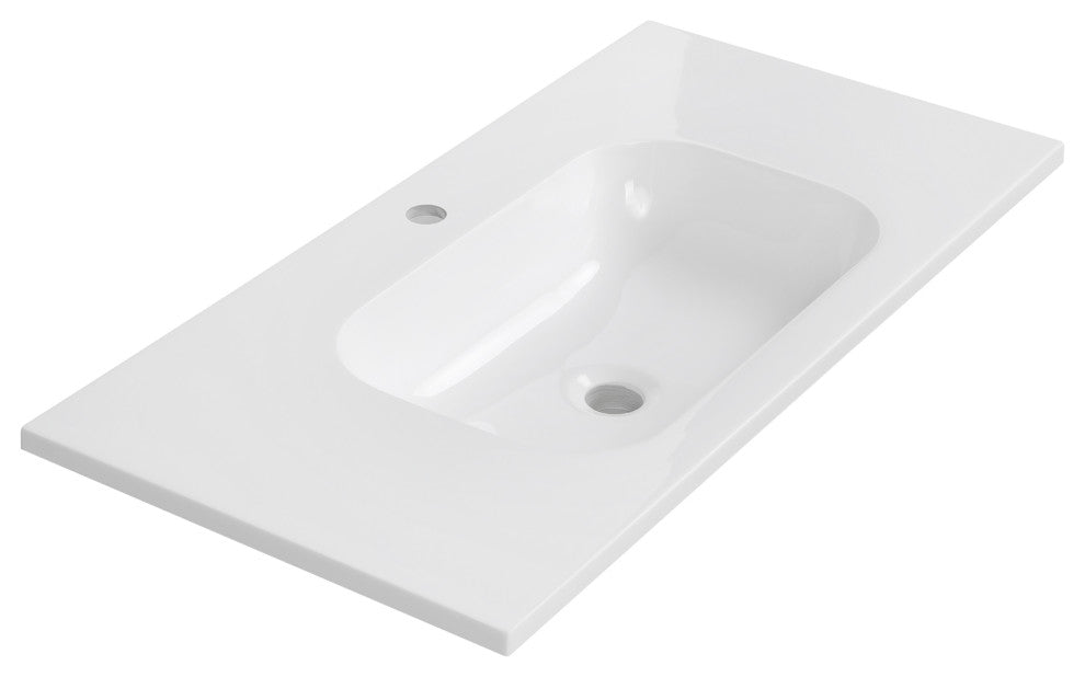 35" Solid Surface Resin Streamline K-1601-35 Vanity Top