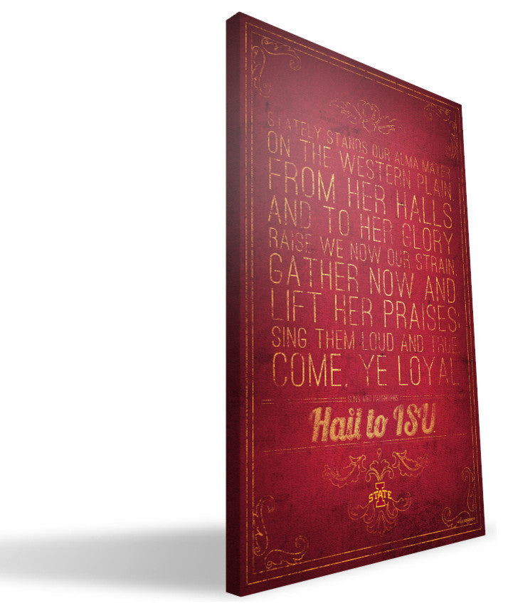 IWS Cyclones Song Canvas Print, 16"x24"