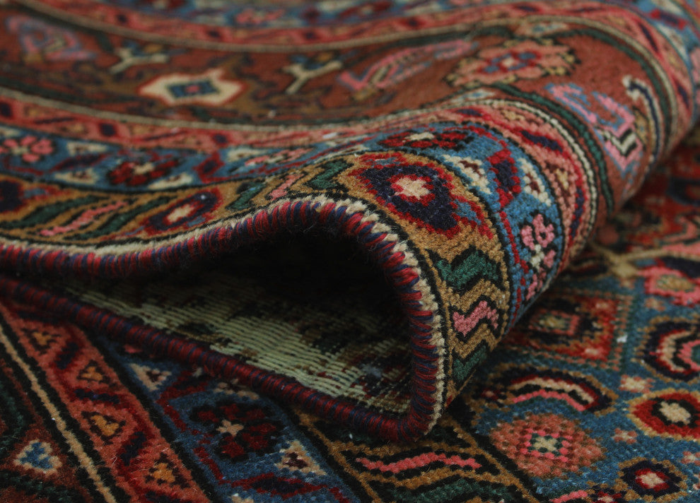 Fine Vintage Distressed Preston Rust Rug