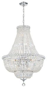 Crystorama ROS-A1009-CH-CL-MWP, 9-Light Chandelier, Polished Chrome